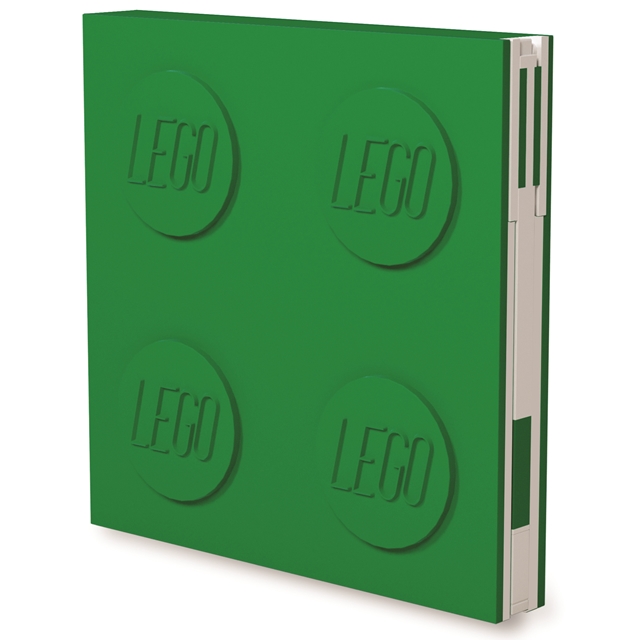 LEGO-deluxe Notizb. + Gelstift grün