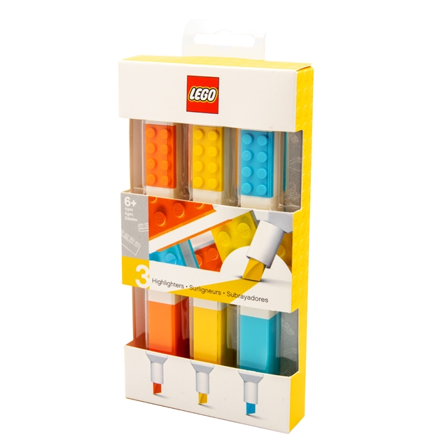 LEGO- Textmarker 3 Farben in Geschenkpackung