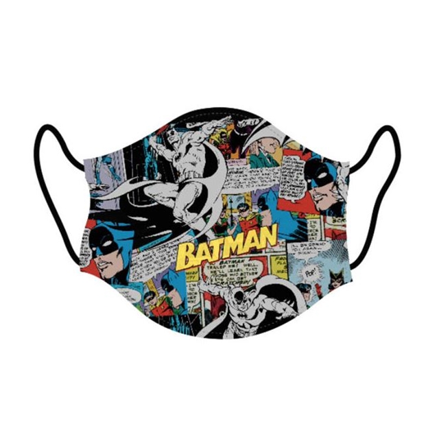 Stoff-Schutzmaske  Batman  f. Kids   7 - 13 J.