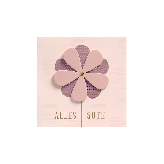Alles Gute Blume Moving Cards