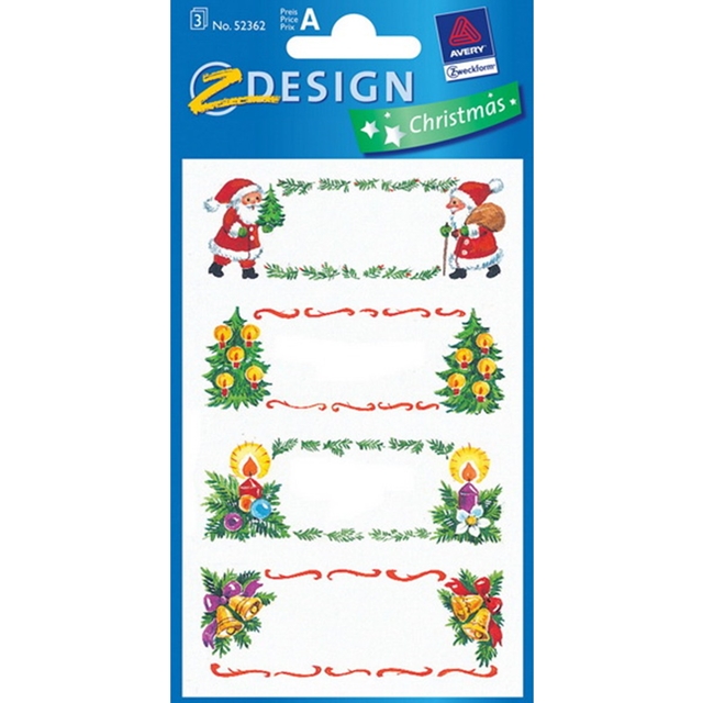 Weihnachten Widmung Papier Stickers