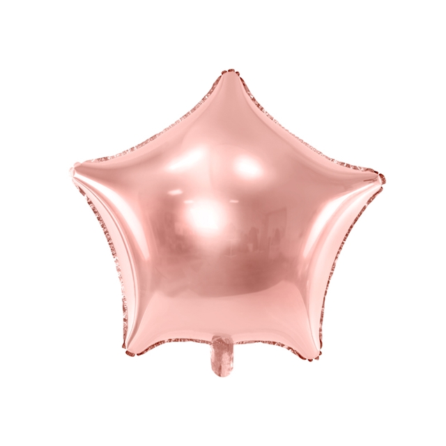 Folienballon Stern rosé