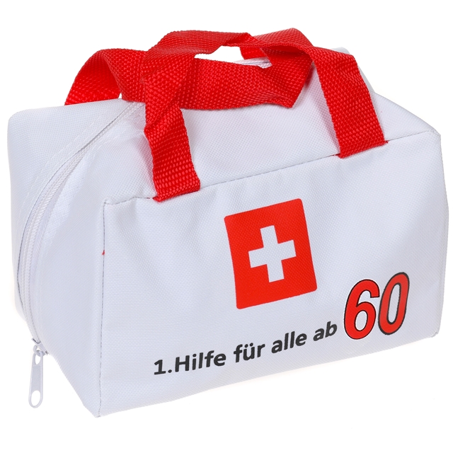 Erste Hilfe Tasche 60. Geburtstag