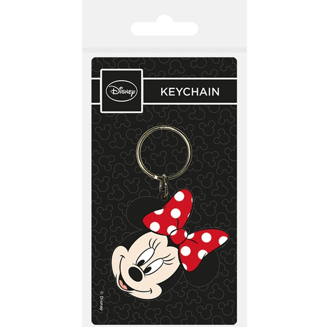 Minnie Mouse Rubber Keyring