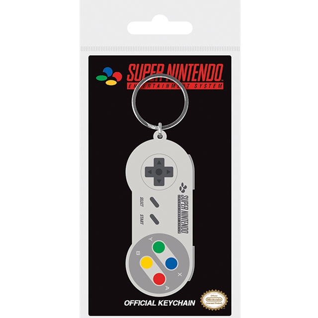 Nintendo SNES Controller Rubber Keyring
