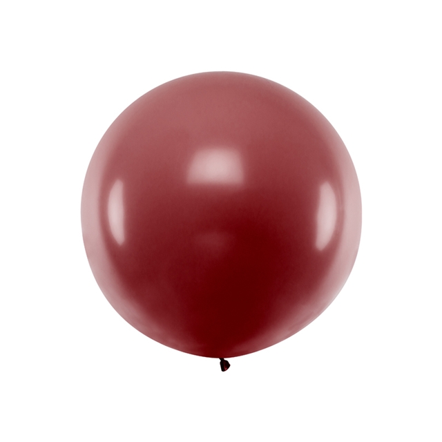 Ballon rund 1m burgund