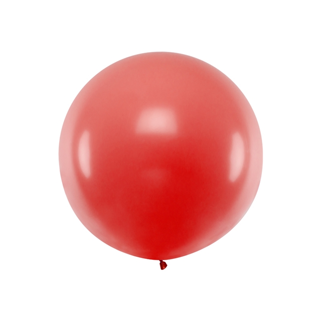 Ballon rund 1m rot