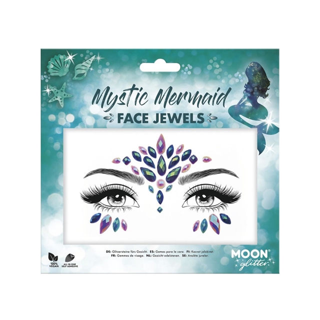 Moon Glitter Face Jewels, Mystic Mermaid