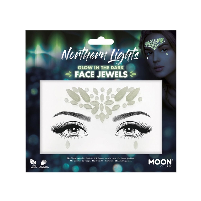 Moon Glow Face Jewels, Northern Lights