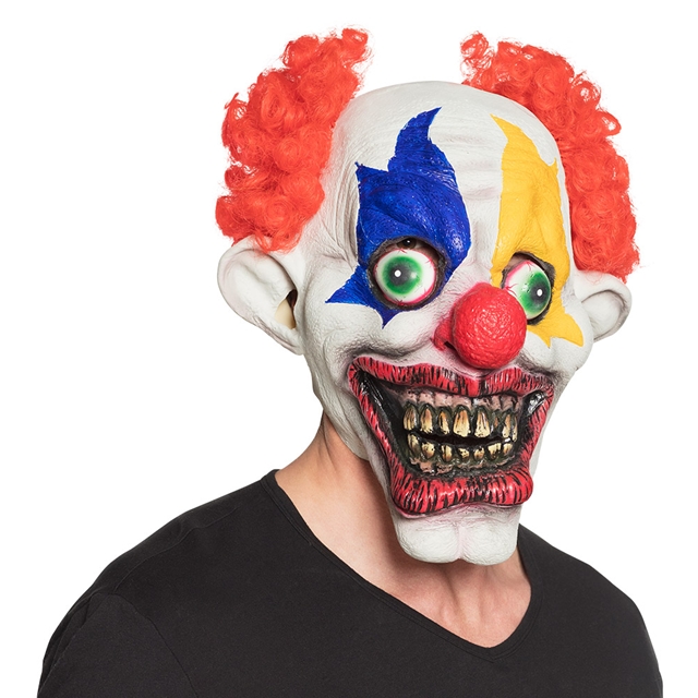 Bad Clown Latex Maske