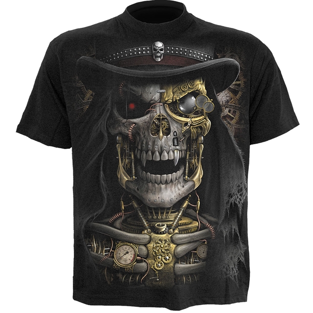 Steampunk Reaper T-Shirt Black