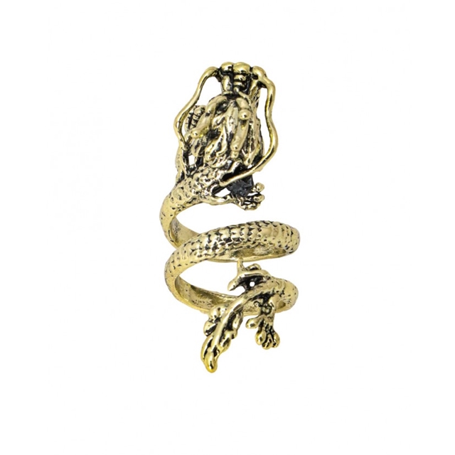 Drachen-Fingering golden