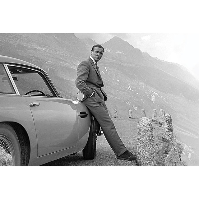James Bond - Sean Connery & Aston Martin Poster