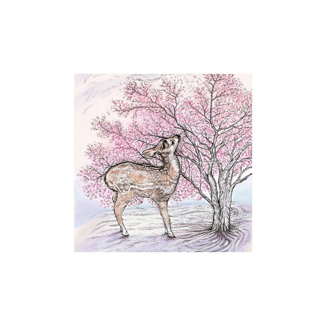 Deer and Blossom banko Karte