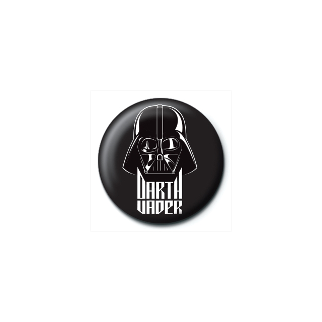 Star Wars (Darth Vader Black) Button 25 mm