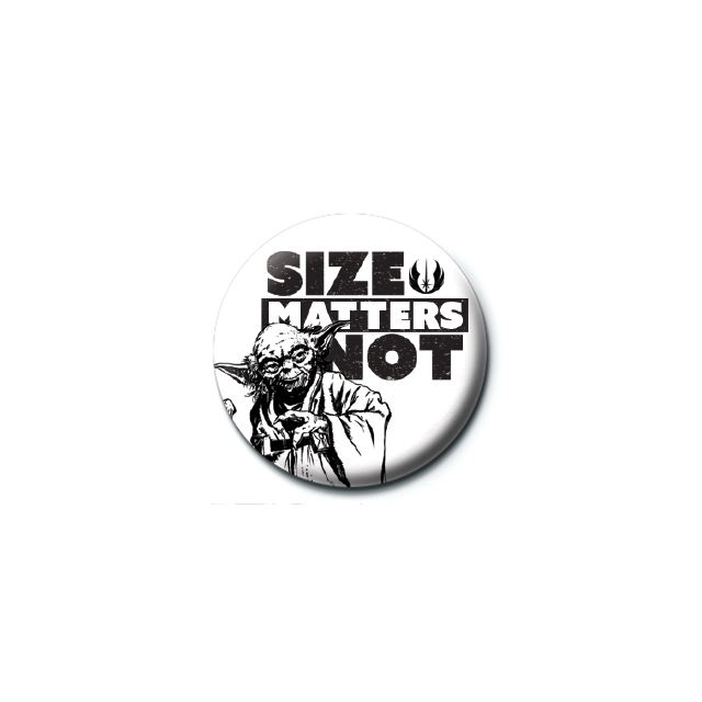 Star Wars (Size Matters Not) Button 25 mm