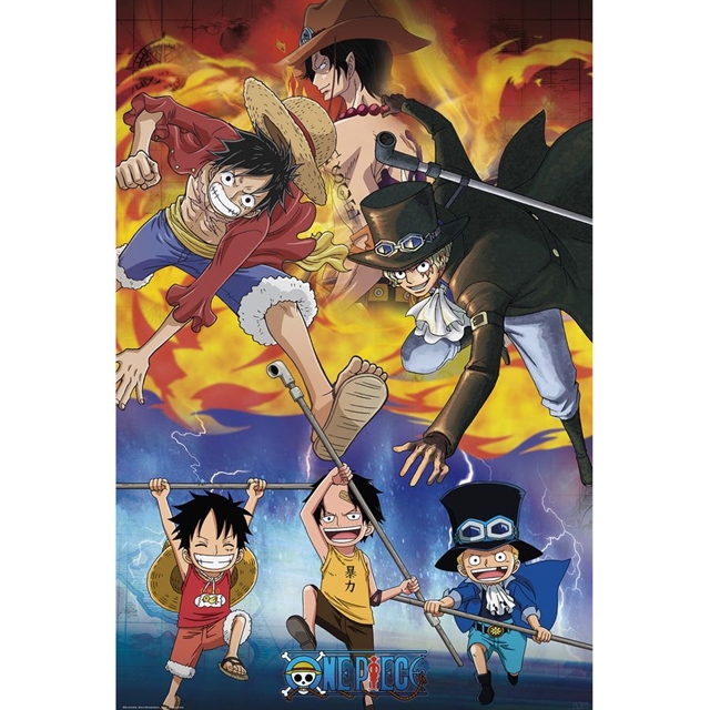 One Piece - Ace, Sabo & Luffy Poster