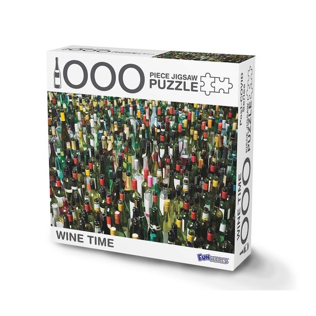 Weinflaschen-Puzzle 1000 teilig