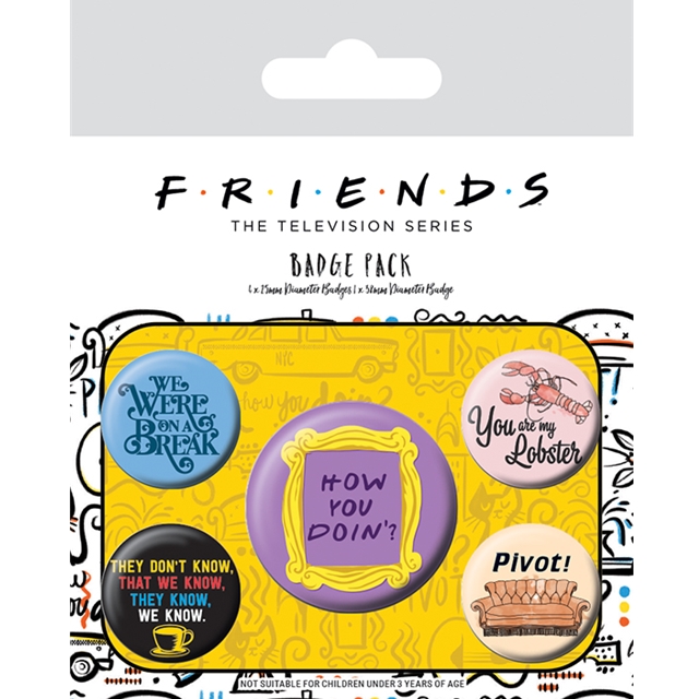 Friends (Quotes) Badgepack