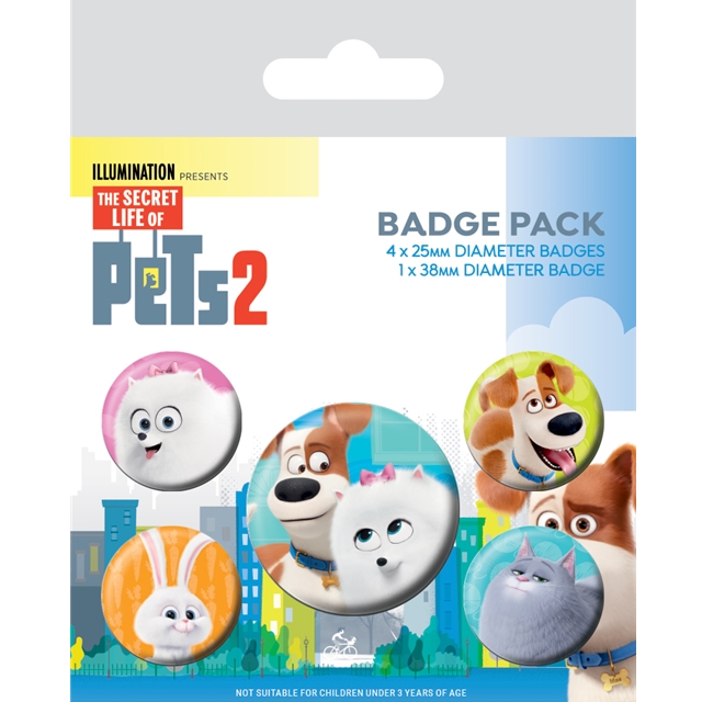 Secret Life Of Pets 2 (For Pet's Sake) Badgepack