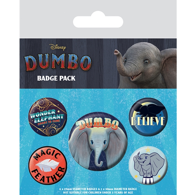Dumbo Movie (The Flying Elephant) Badgepack