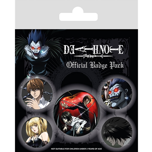 Death Note (Characters) Badgepack