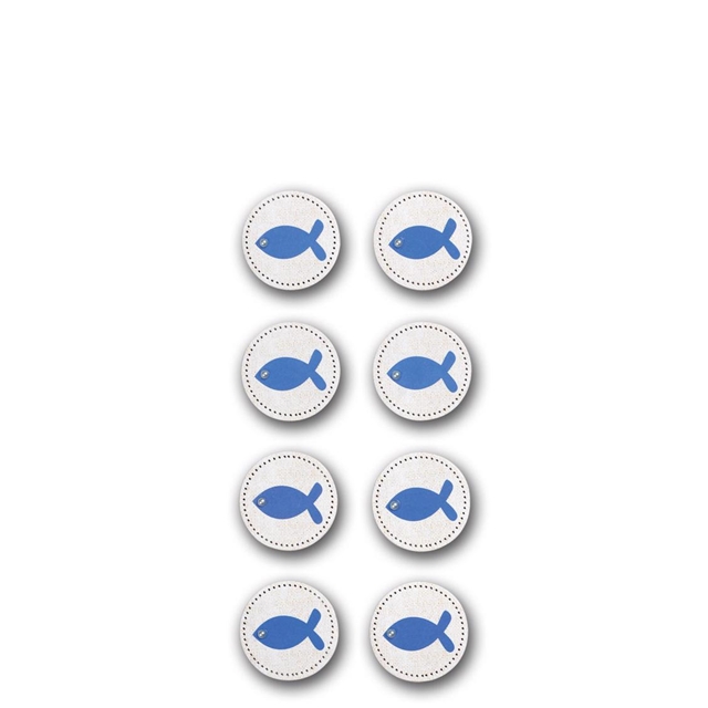 Button Fisch Sticker