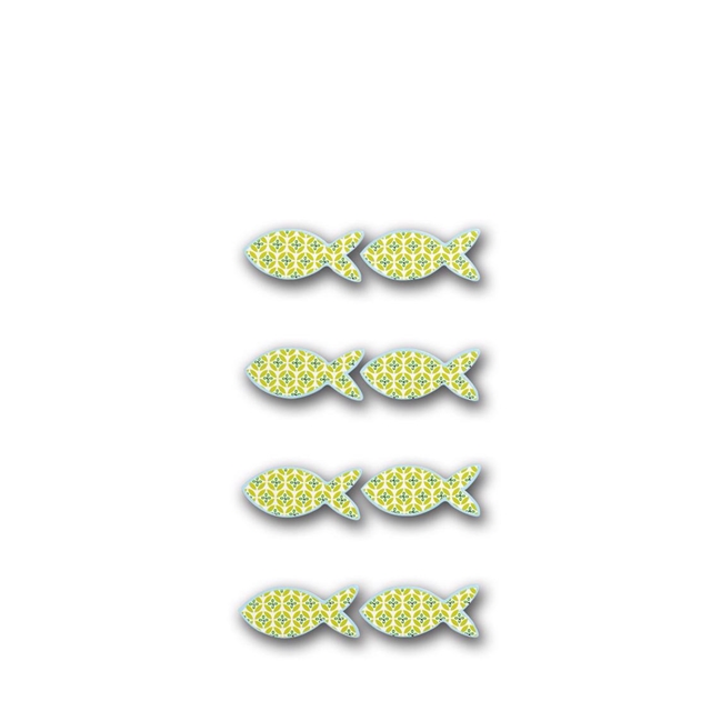 Grafik Fisch grün Sticker