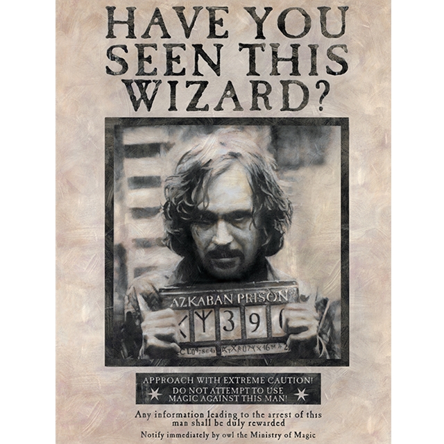 Harry Potter (Wanted Sirius Black) Leinwanddruck
