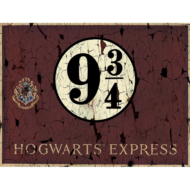 Harry Potter (Hogwarts Express 9 3/4) Leinwanddruck