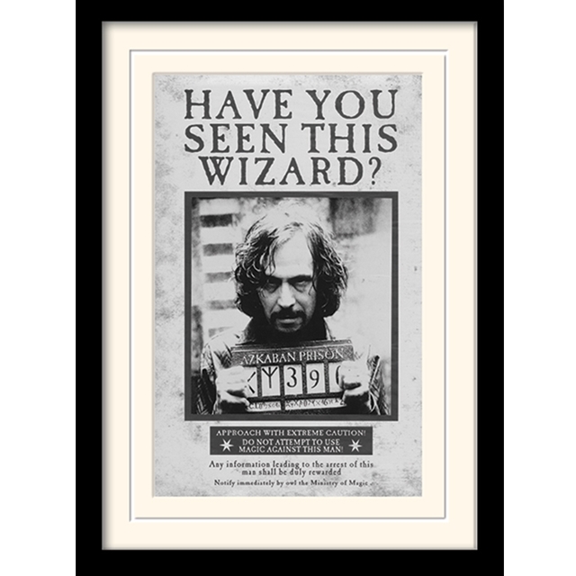Harry Potter (Sirius Wanted) Print mit Rahmen