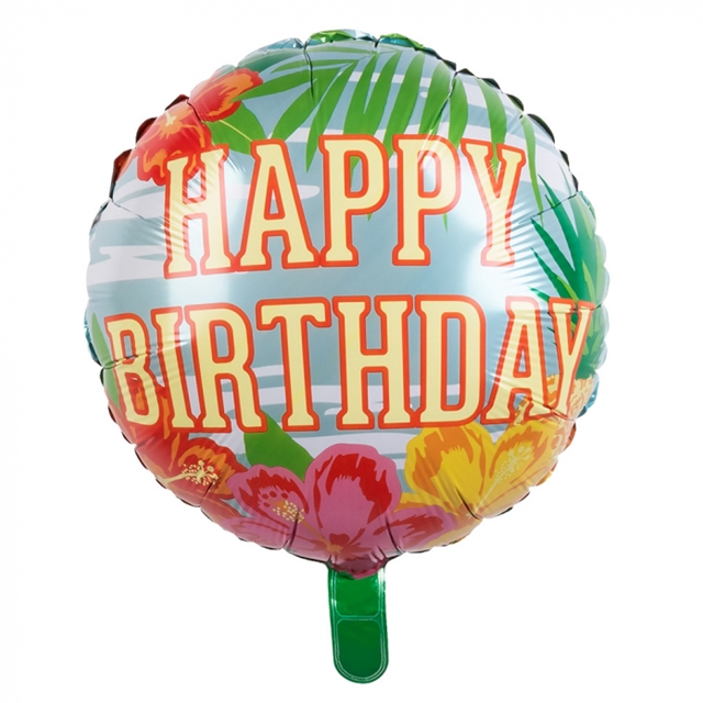 Paradise Happie Birthday Folienballon
