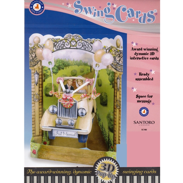 Swing Card Just Married Auto