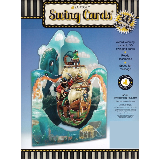 Swing Card Piratenschiff