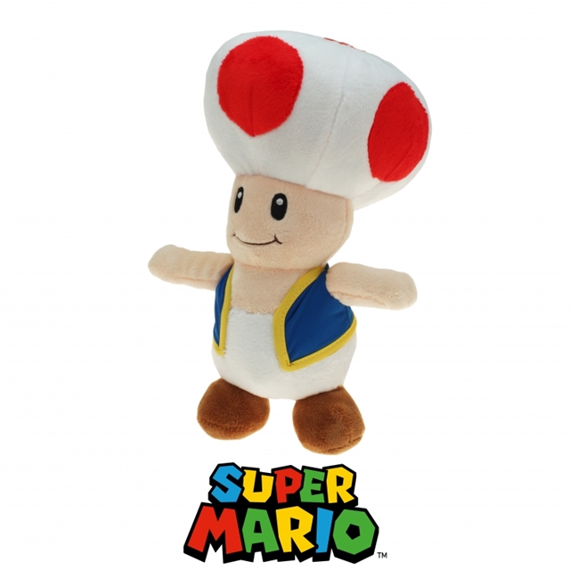 Super Mario Toad 30 cm Plüschfigur