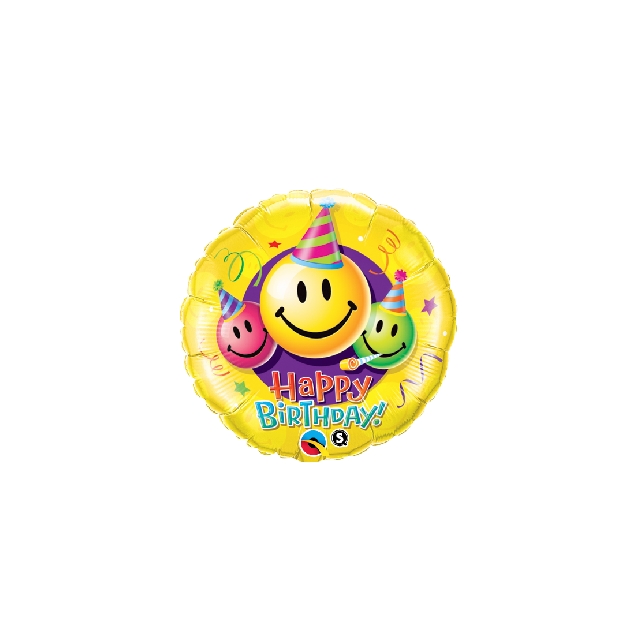 Happy Birthday Emoji 38cm Ballon