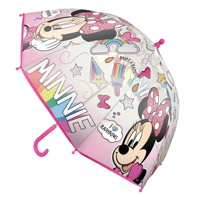 Minnie pink Rainbow Regenschirm 45cm