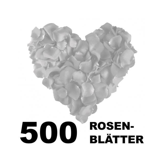 Rosenblätter silber 500 Stk im Beutel