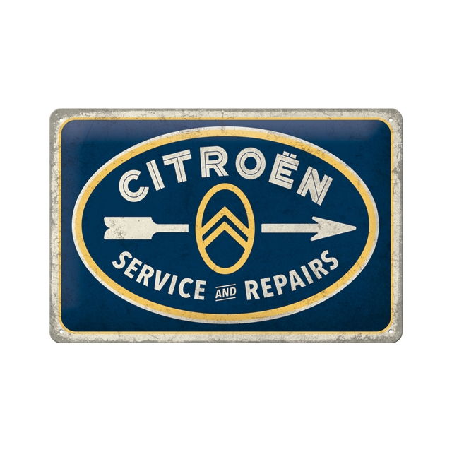 Citroen - Service & Repairs 20x30cm Blechschild