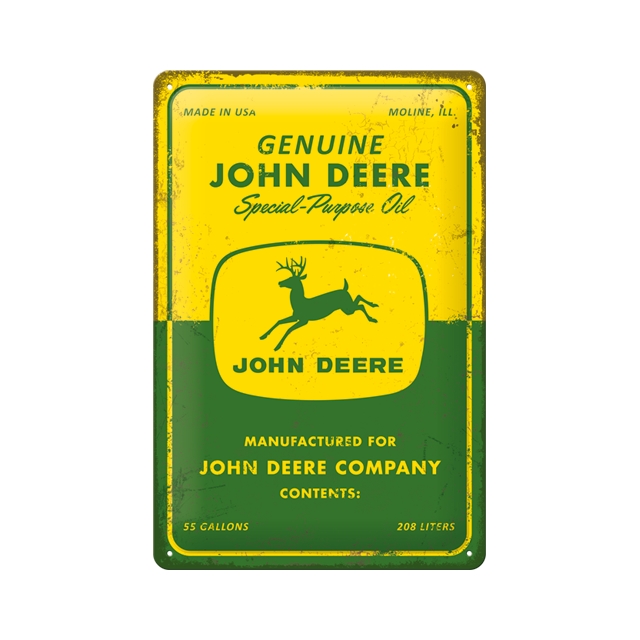 John Deere - Special Purpose Oil 20x30cm Blechschild