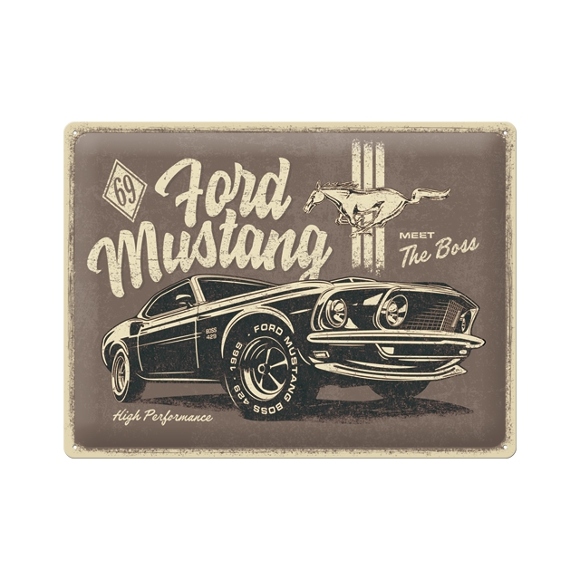 Ford Mustang - The Boss 66 30x40cm Blechschild