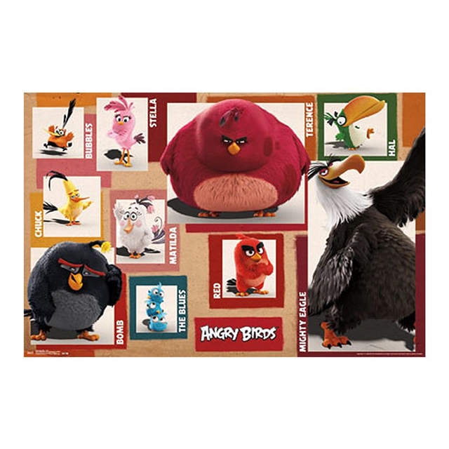 Angry Birds Poster Chart