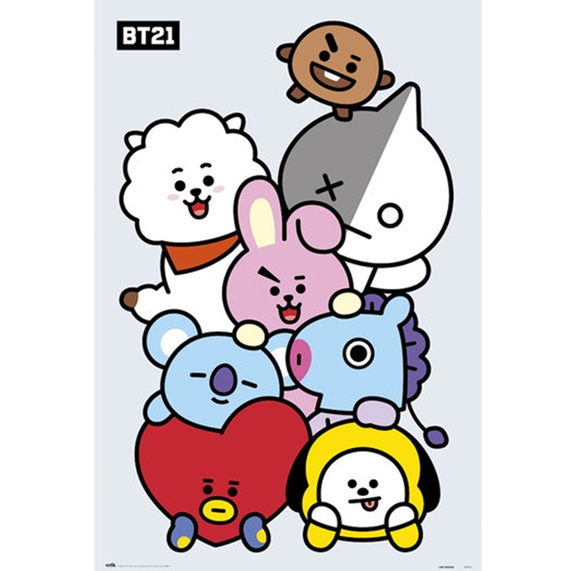 BT21 Character Poster