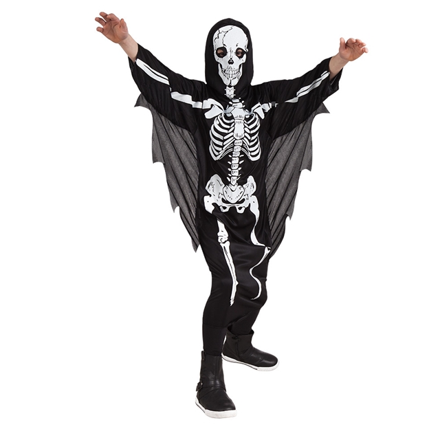 Scary Skeleton Kostüm 4-6 Jahre