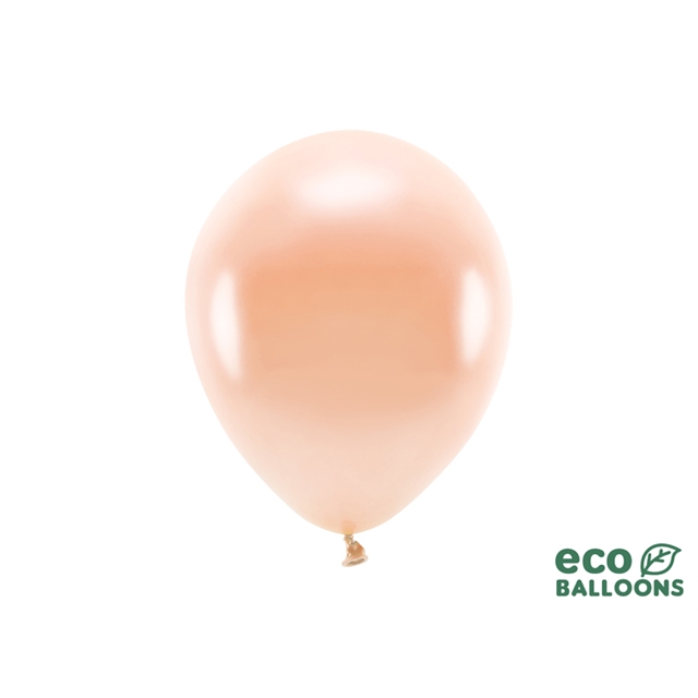 Eco Ballon 26cm metallic peach