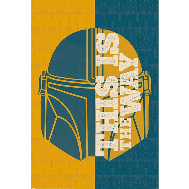 Star Wars: The Mandalorian (Half/Half) Maxi-Poster 61x91,5cm