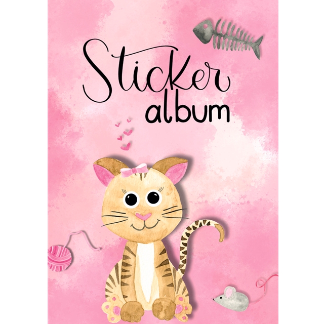 Katze A5 Stickeralbum