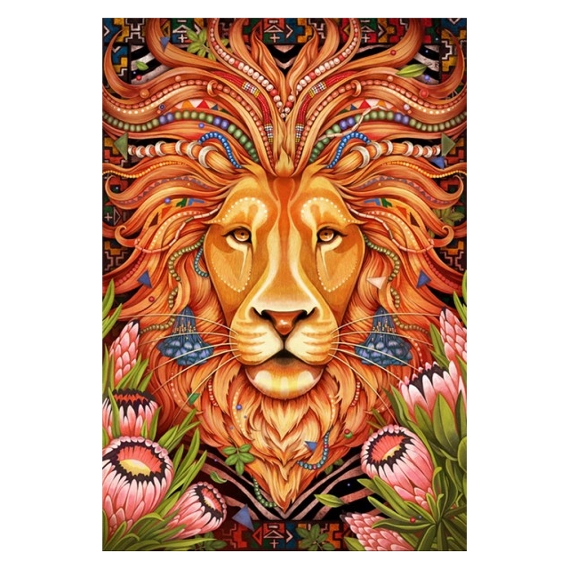 Diamond Painting  Lion  40x30  cm