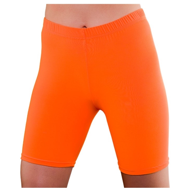 80s Cycling Shorts neon orange