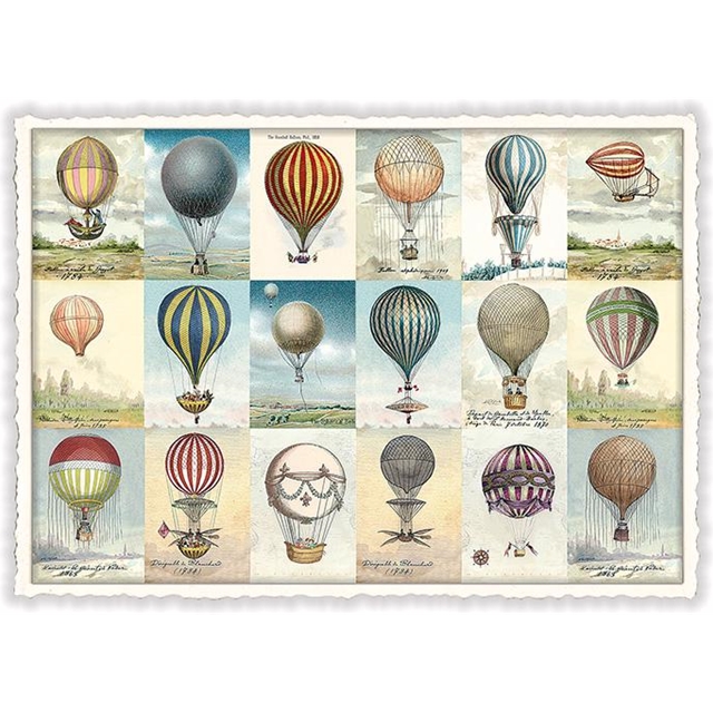 Ballonfahrt Postkarte